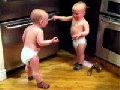 Babys involved in a serious word-fight
