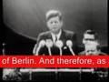 John F. Kennedy - Ich bin ein Berliner