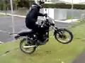 Motorcycle Daredevil Hedge Jump